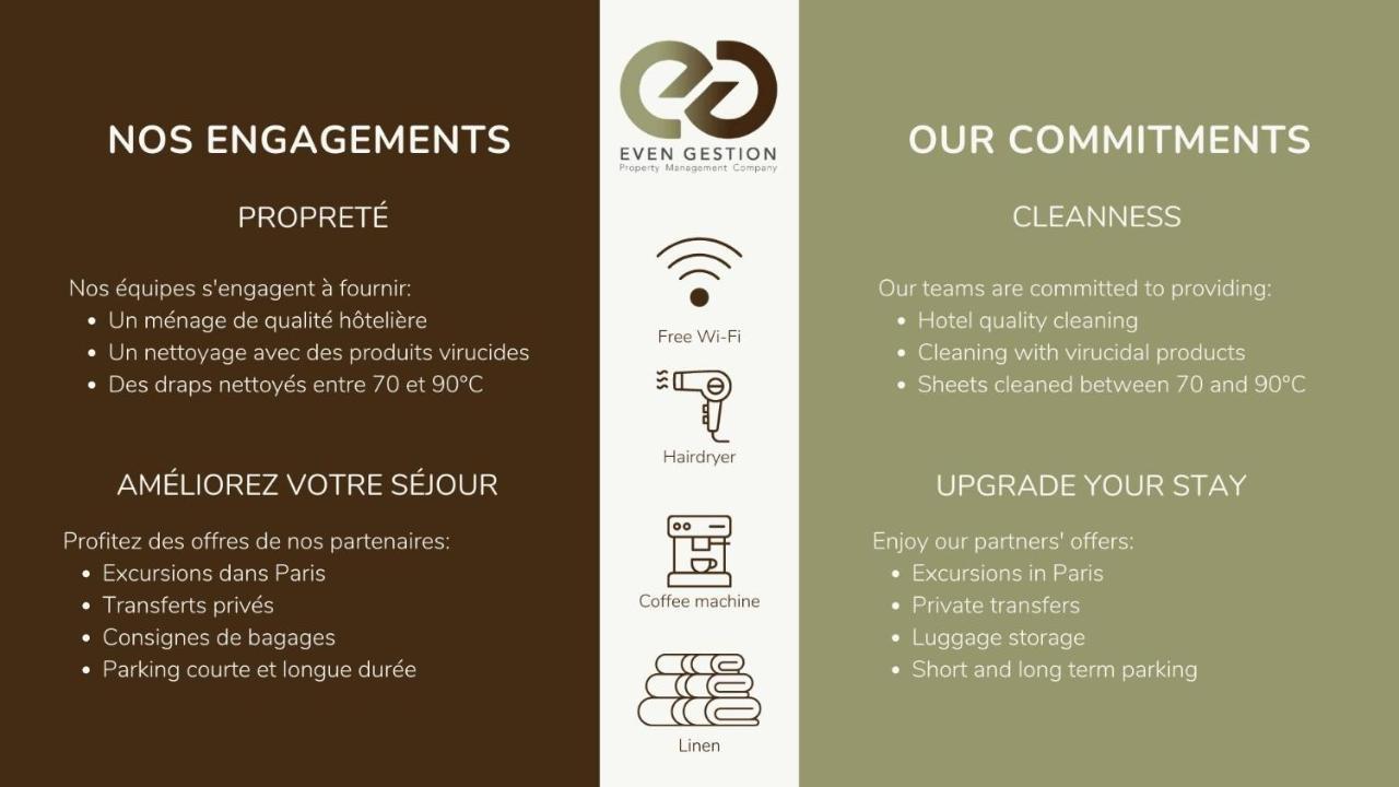 Luxueux Duplex 6 - 8Pers - Full Equipped - Republique Apartman Párizs Kültér fotó